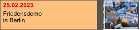 25.02.2023 Friedensdemo in Berlin